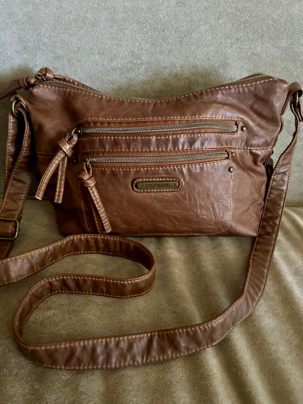 Stone & Company Smokey Mountain Side Ring Hobo Bag